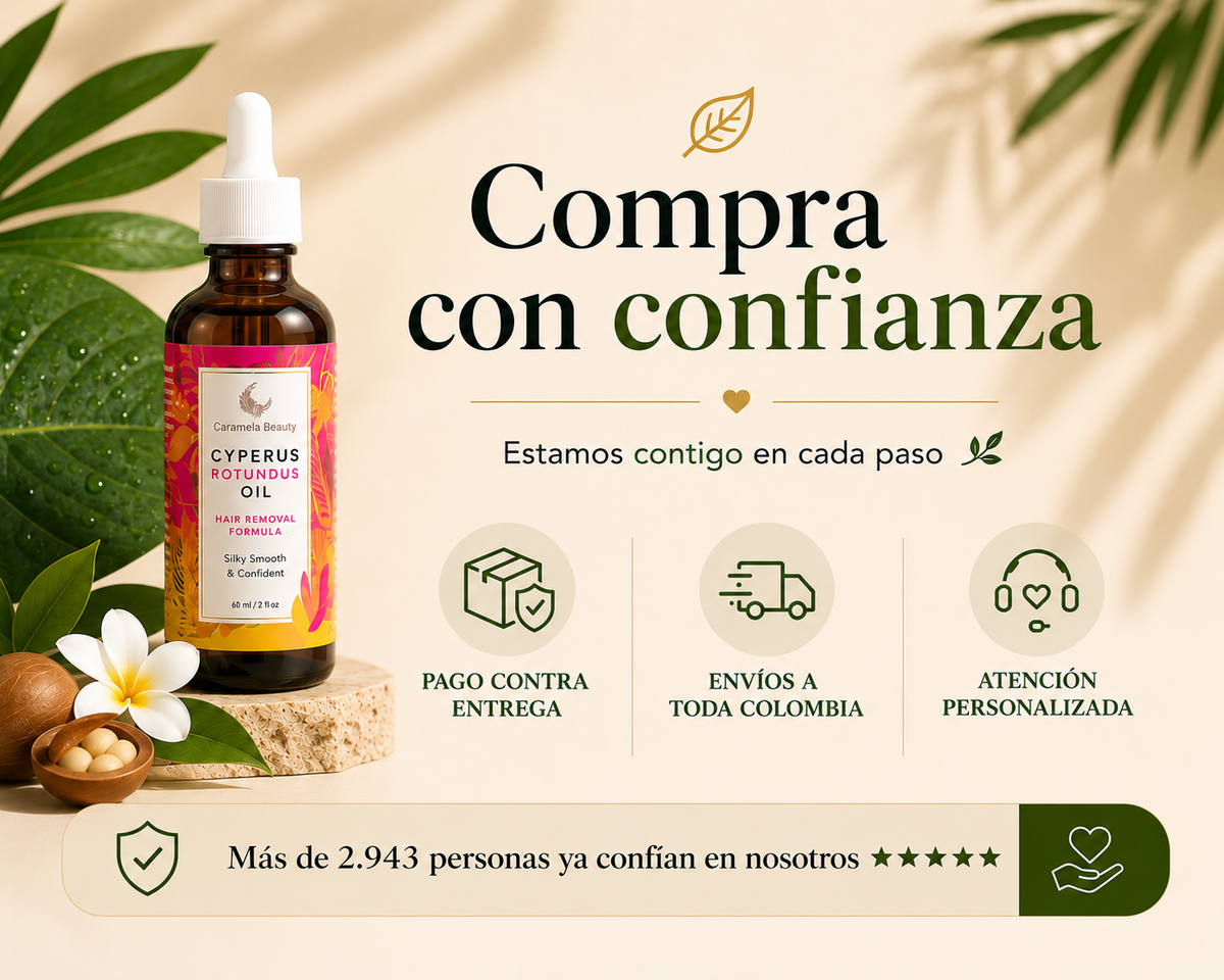 CYPERUS ROTUNDUS TRATAMIENTO NATURAL PARA DEBILITAR EL VELLO