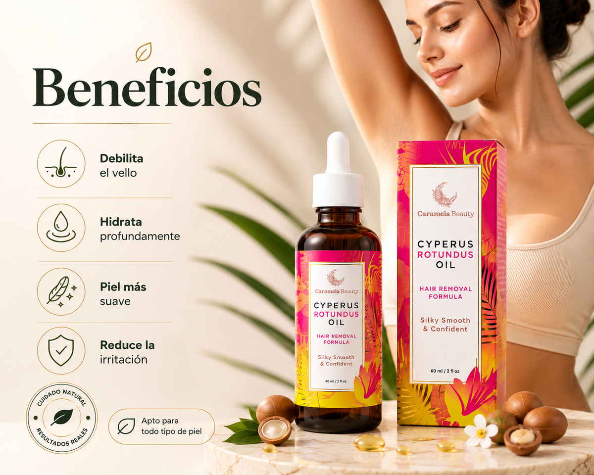 CYPERUS ROTUNDUS TRATAMIENTO NATURAL PARA DEBILITAR EL VELLO
