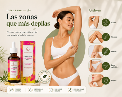 CYPERUS ROTUNDUS TRATAMIENTO NATURAL PARA DEBILITAR EL VELLO