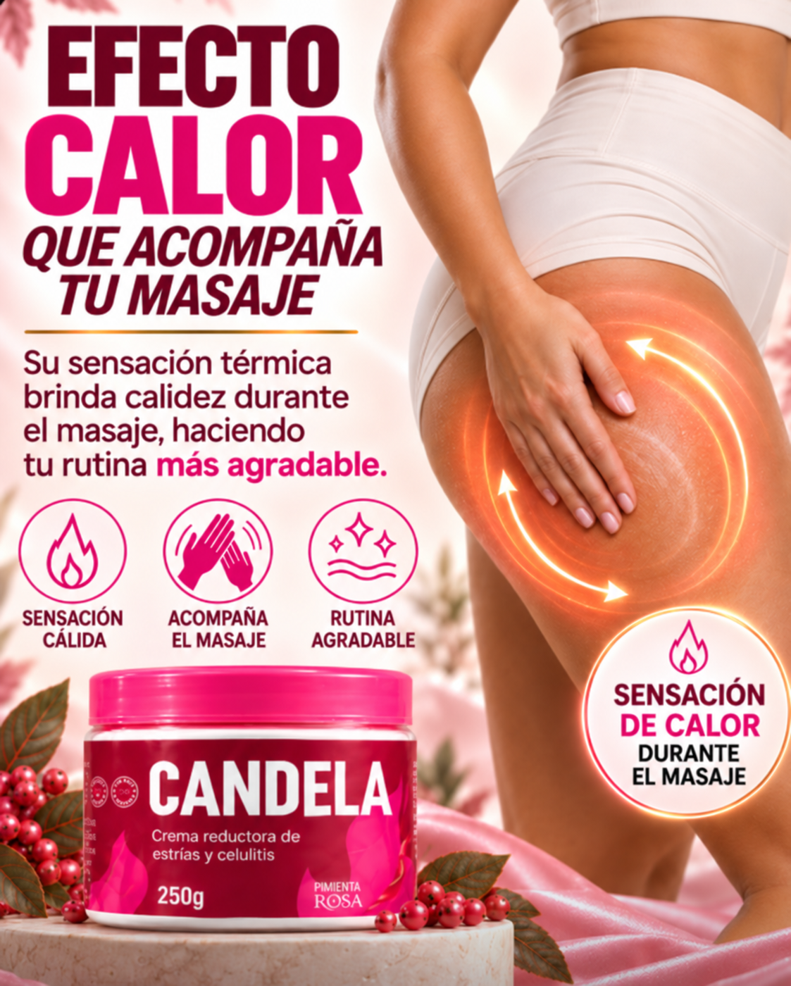 Candela Crema Corporal Reafirmante 3 en 1